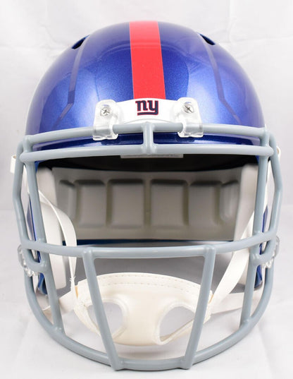 Jalin Hyatt Signed New York Giants Full Size White Speed Helmet