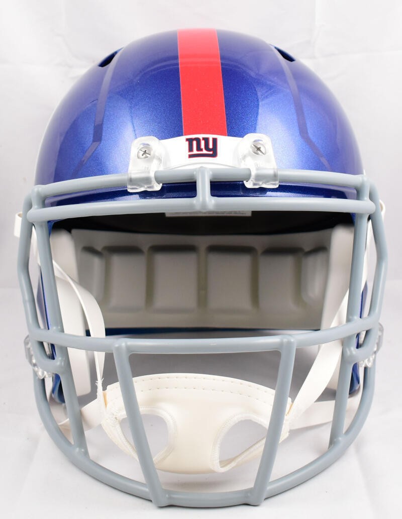 Jalin Hyatt Signed New York Giants Full Size White Speed Helmet