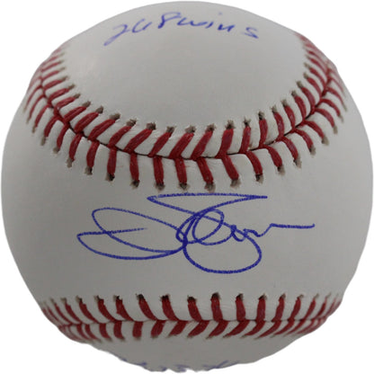 Jim Palmer Signed Baltimore Orioles Official Major League Baseball (4 Stats)