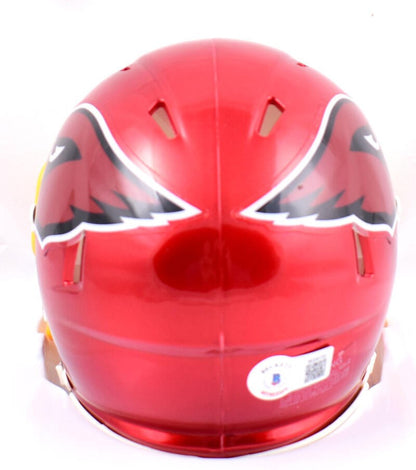 JJ Watt Signed Arizona Cardinals Flash Edition Mini Helmet
