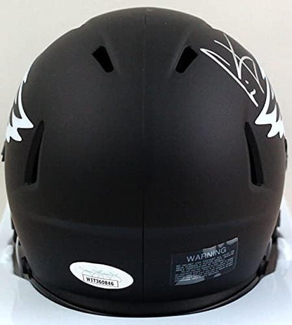 Cris Carter Signed Philadelphia Eagles Eclipse Speed Mini Helmet