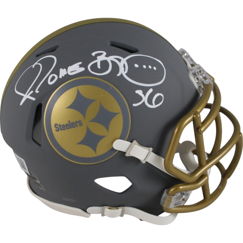 Jerome Bettis Pittsburgh Steelers Autographed Slate Mini Helmet