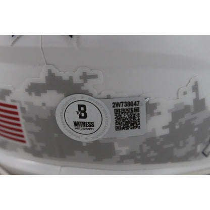 AJ Brown Signed Philadelphia Eagles 2024 Salute to Service Mini Helmet