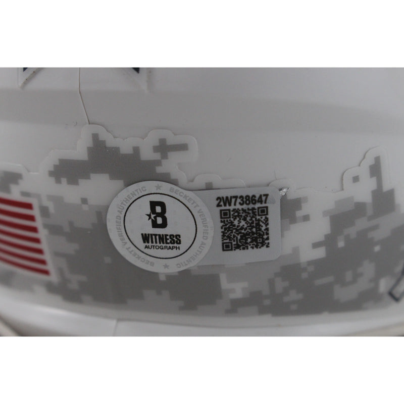 AJ Brown Signed Philadelphia Eagles 2024 Salute to Service Mini Helmet