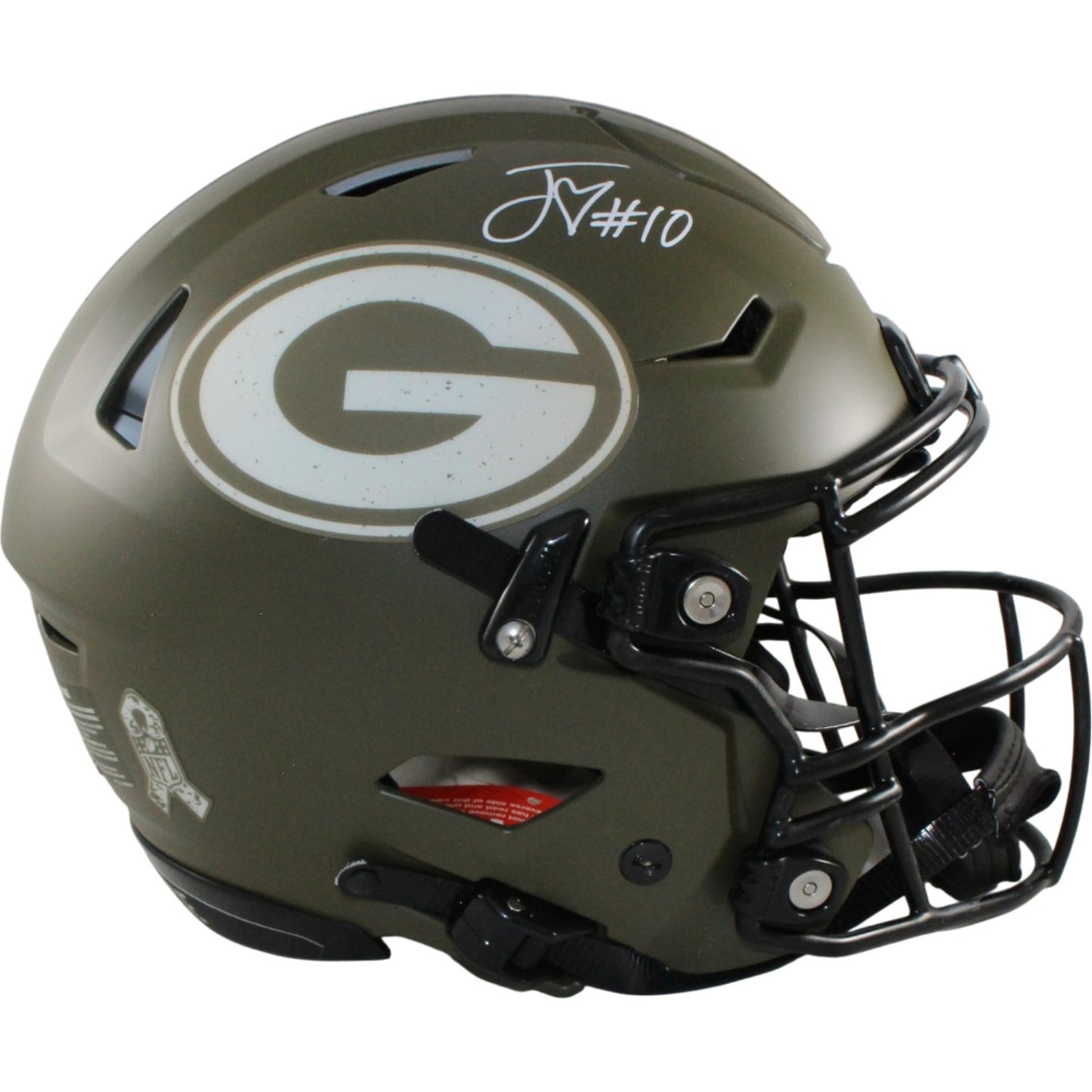 Jordan Love Autographed Green Bay Packers Full Size SpeedFlex STS Helmet