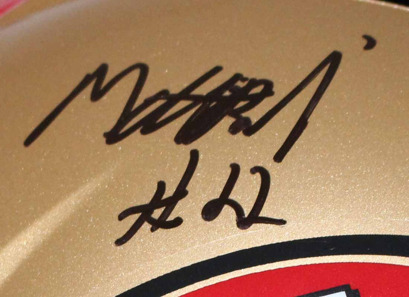 Matt Breida San Francisco 49ers Autographed Full Size Speed Replica Helmet