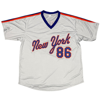 Gooden, Darling, Ojeda & Fernandez Signed 1986 Mets Custom Jersey JSA
