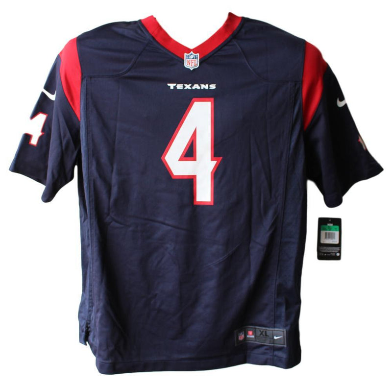 Deshaun Watson Houston Texans Autographed Nike Blue Jersey BAS