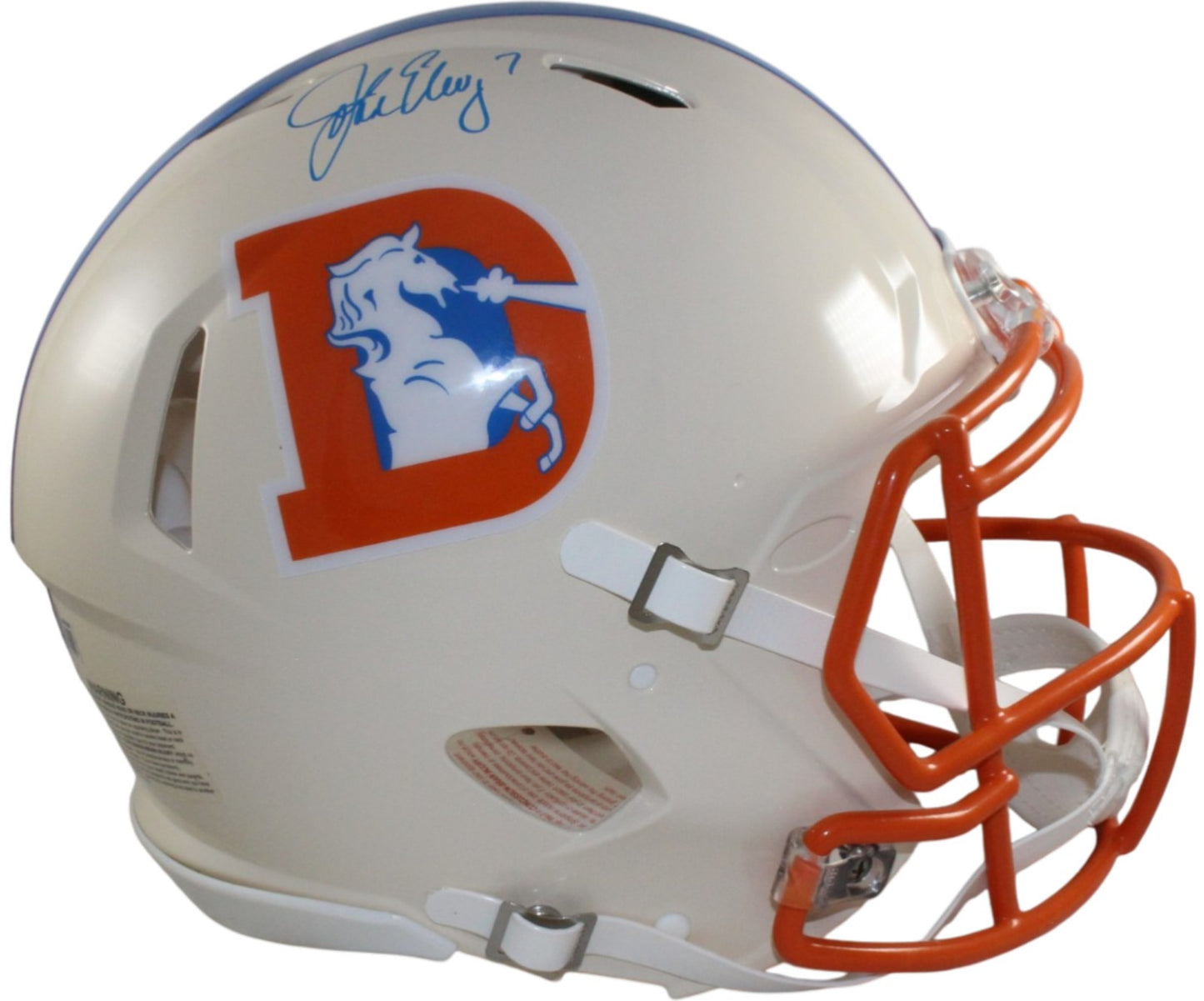 John Elway Signed Denver Broncos Full Size Authentic Retro Helmet