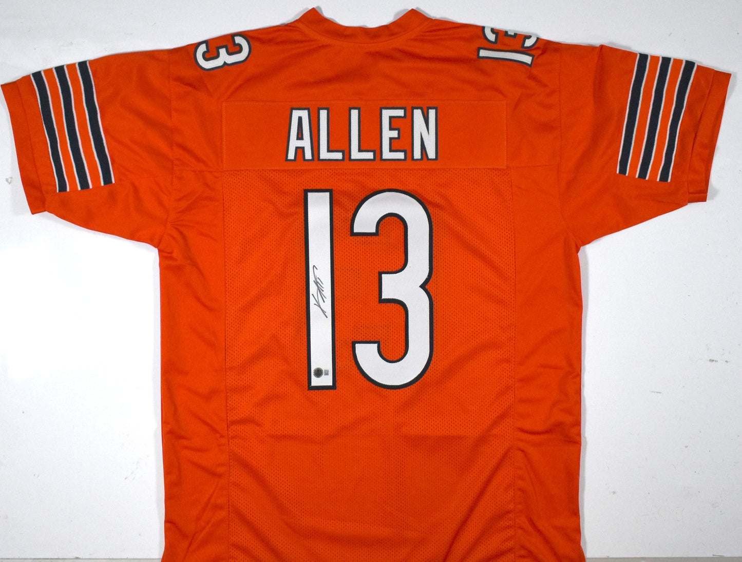 Keenan Allen Autographed Orange Custom Jersey