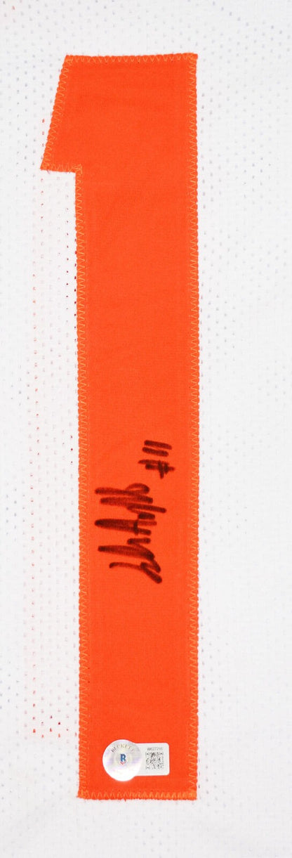 Jalin Hyatt Signed Tennessee Volunteers White Custom Jersey