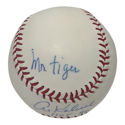 Al Kaline Signed Detroit Tigers Official MLB Baseball - 4 Inscriptions