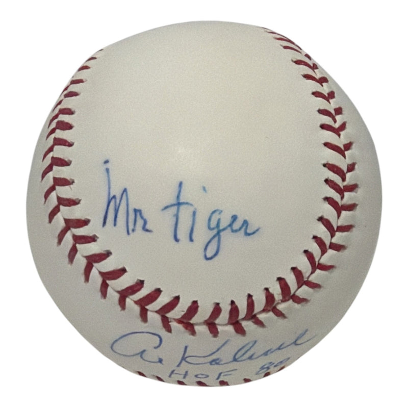 Al Kaline Signed Detroit Tigers Official MLB Baseball - 4 Inscriptions