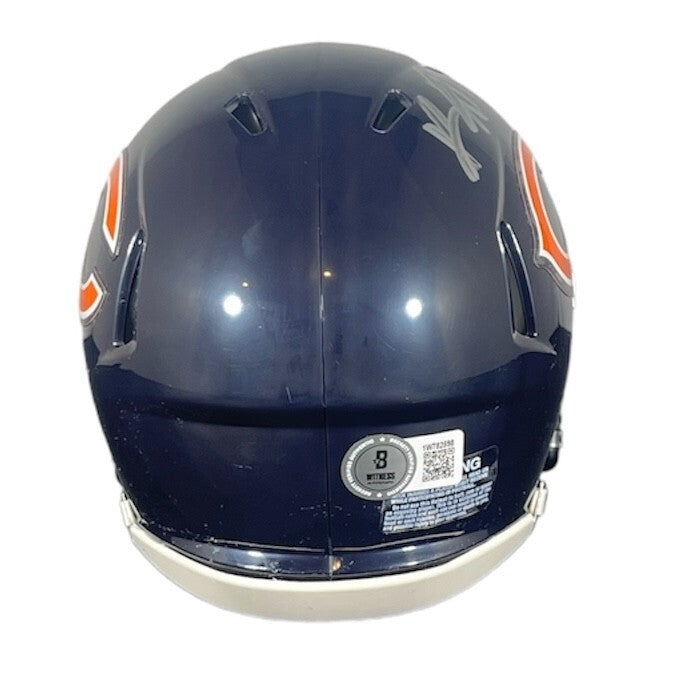Keenan Allen Chicago Bears Signed Speed Mini Helmet Beckett Witnessed