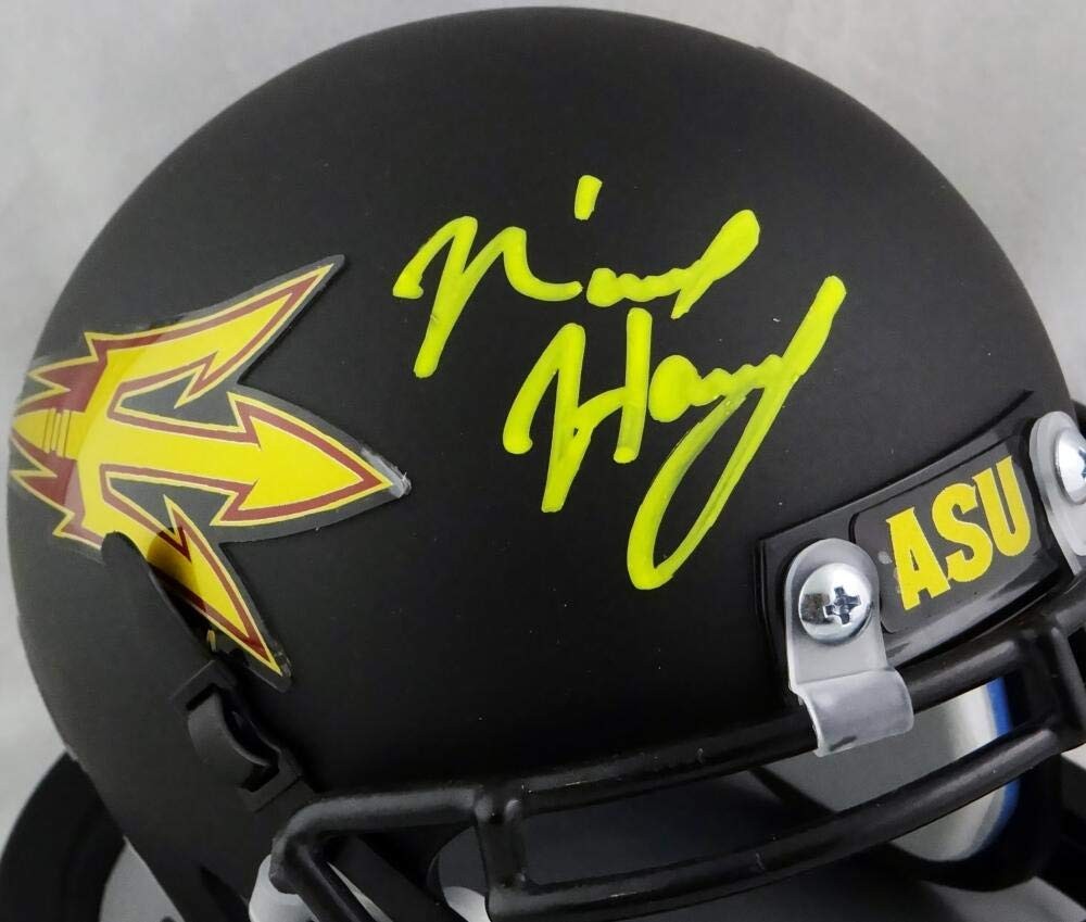 N'Keal Harry Signed Arizona State Sun Devils Black Mini Helmet