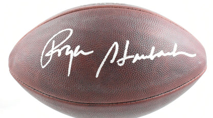 Roger Staubach Autographed Dallas Cowboys Wilson Duke Football