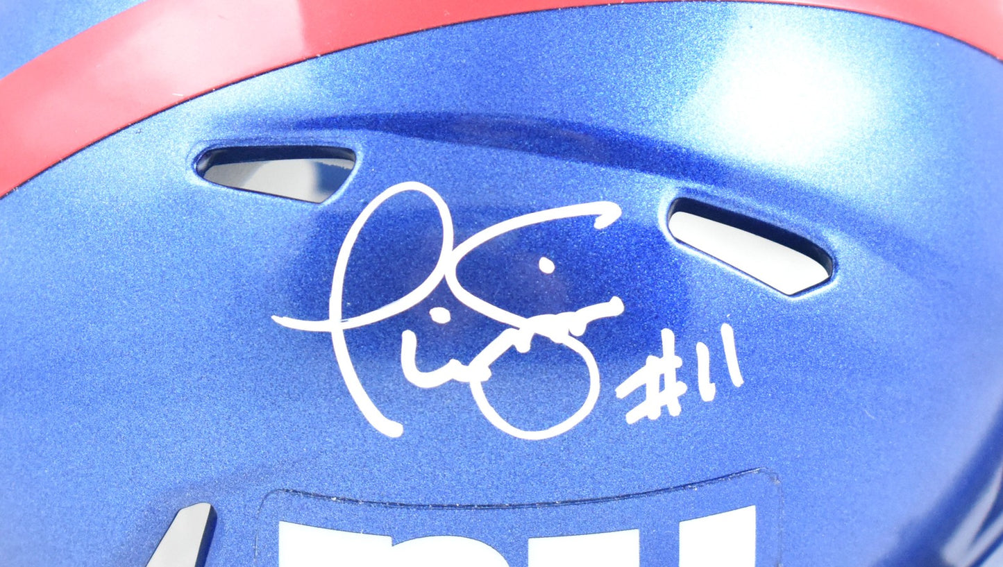 Phil Simms Autographed New York Giants Speed Mini Helmet