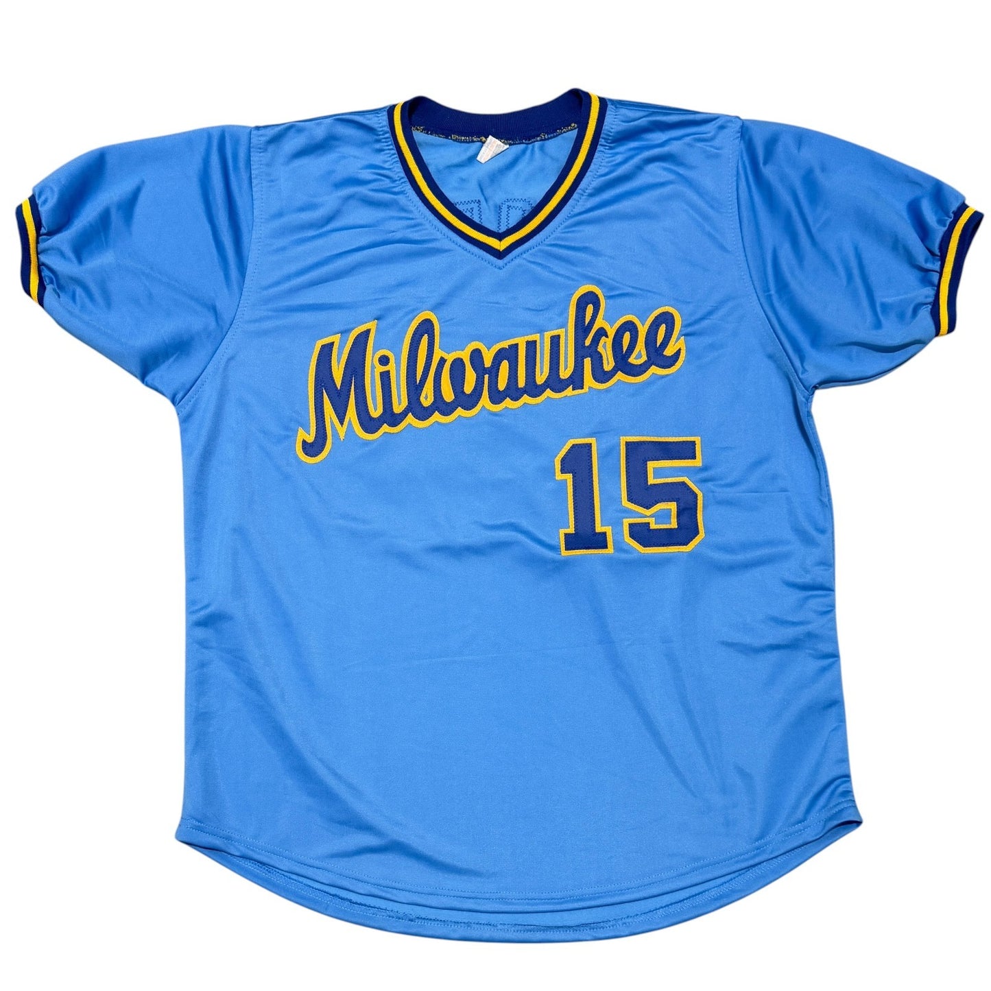 Cecil Cooper Signed Milwaukee Brewers Custom Jersey (JSA Witnessed)