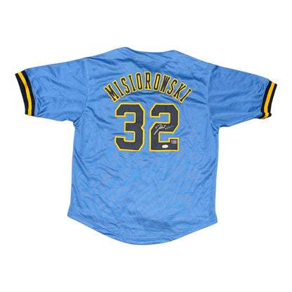 Jacob Misiorowski Autographed Milwaukee Brewers Custom Jersey