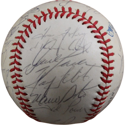 Cincinnati Reds 1984 Team Signed Baseball (27 Sigs) - Perez, Parker