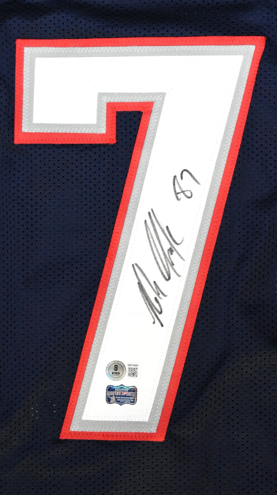 Rob Gronkowski Autographed New England Patriots Custom Blue Jersey