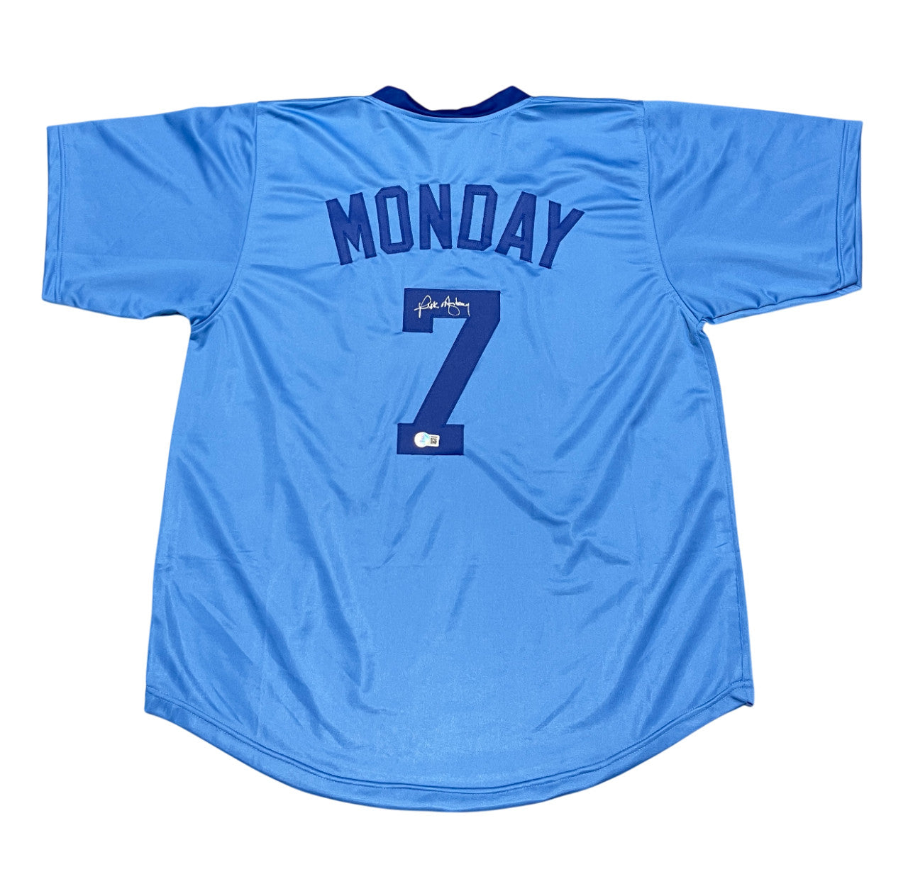 Rick Monday Signed Chicago Cubs Custom Baseball Jersey (BAS COA)