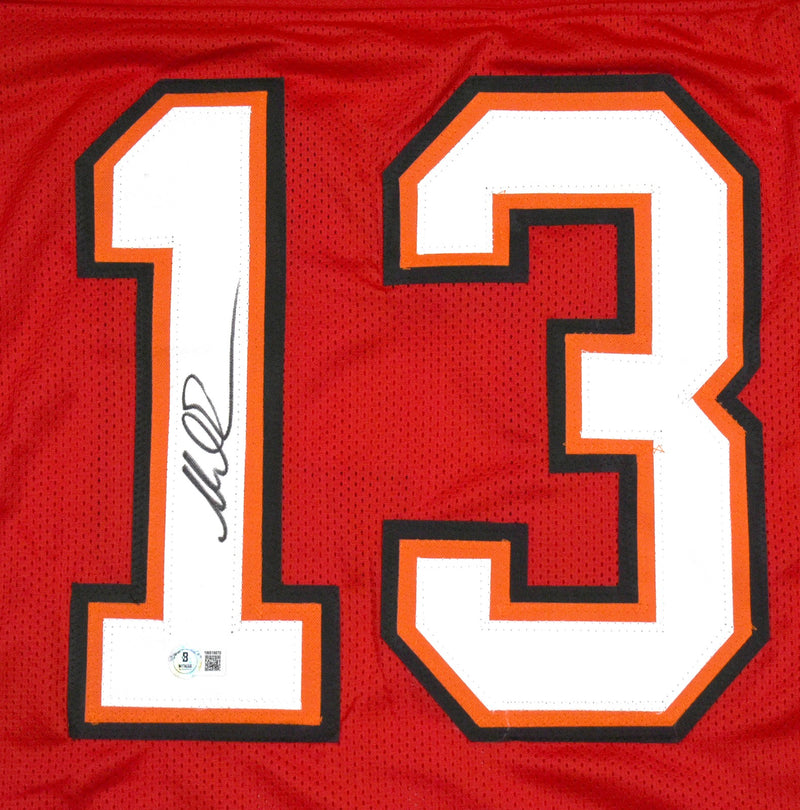 Mike Evans Autographed Tampa Bay Buccaneers Red Custom Jersey