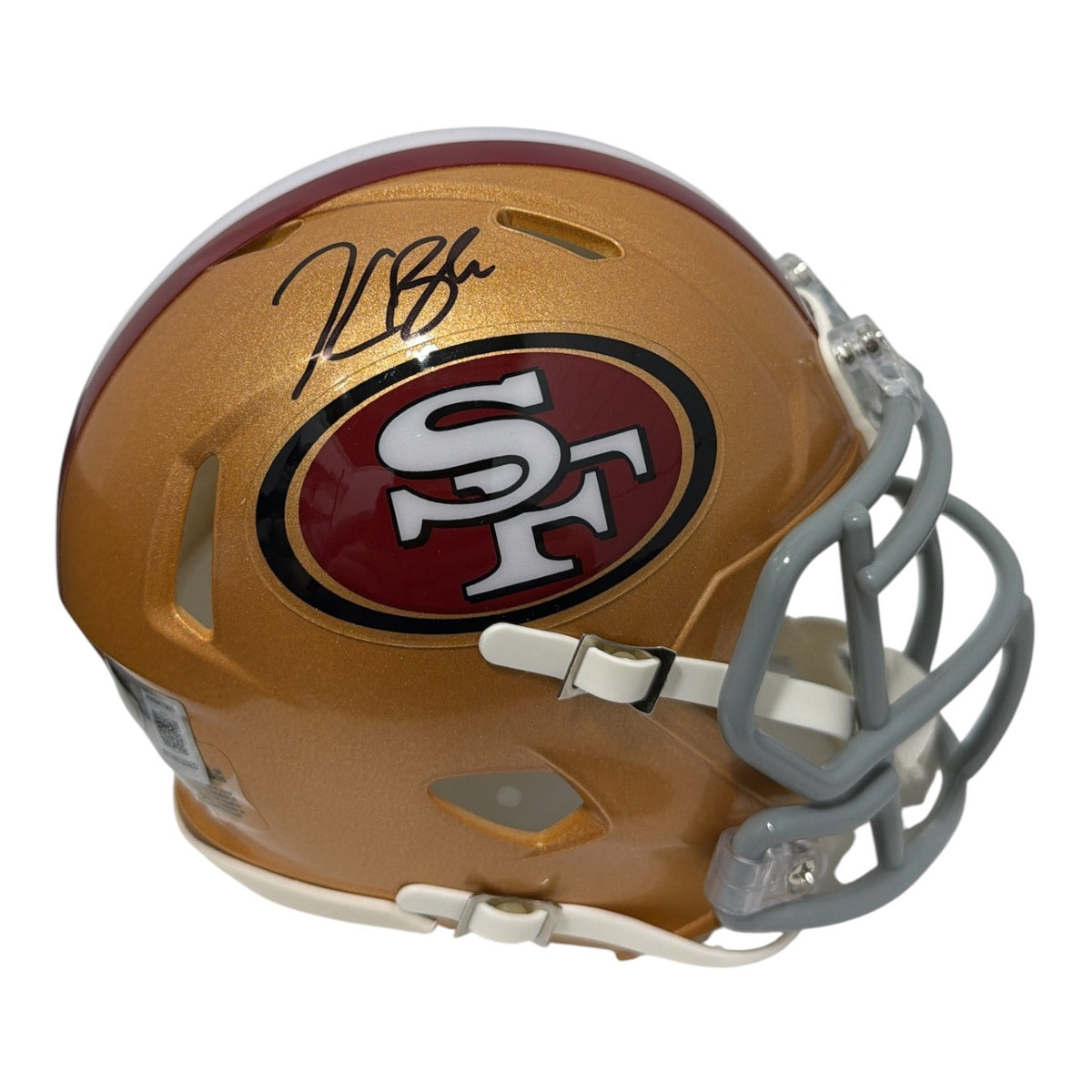 Kaelon Black Signed San Francisco 49ers Speed Mini Helmet