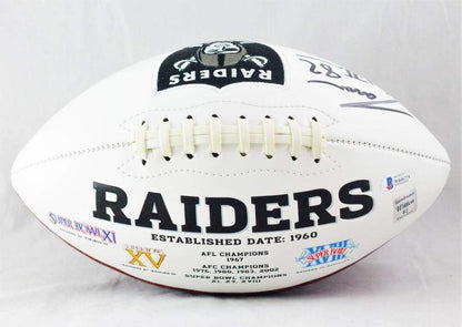 Jason Witten Autographed Las Vegas Raiders Logo Football