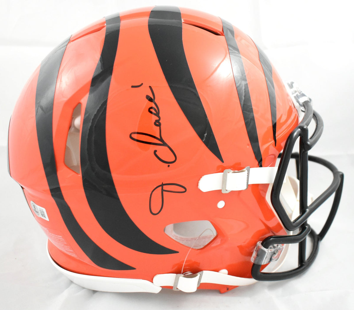 Ja'Marr Chase Autographed Cincinnati Bengals Full Size Speed Authentic Helmet