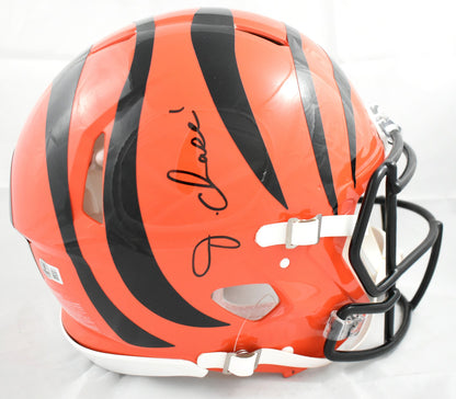 Ja'Marr Chase Autographed Cincinnati Bengals Full Size Speed Authentic Helmet