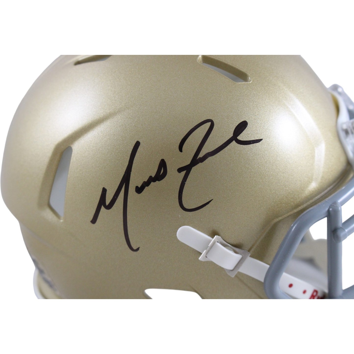 Marcus Freeman Notre Dame Fighting Irish Signed Mini Helmet