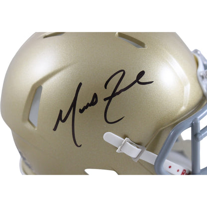 Marcus Freeman Notre Dame Fighting Irish Signed Mini Helmet