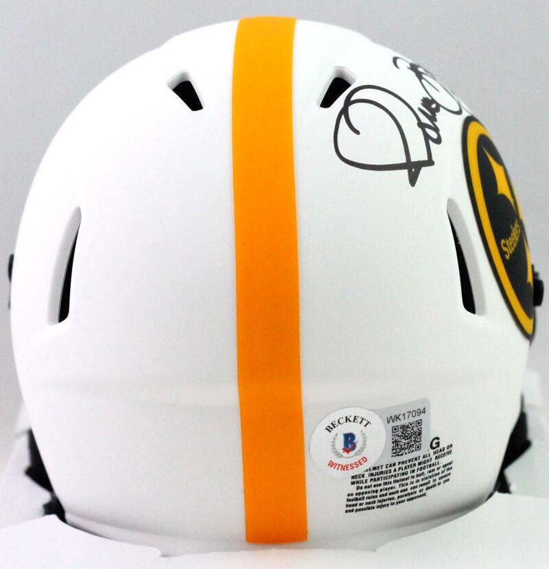 Jerome Bettis Signed Pittsburgh Steelers Lunar Speed Mini Helmet