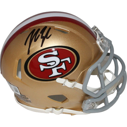 John Lynch Signed San Francisco 49ers Mini Helmet Beckett COA