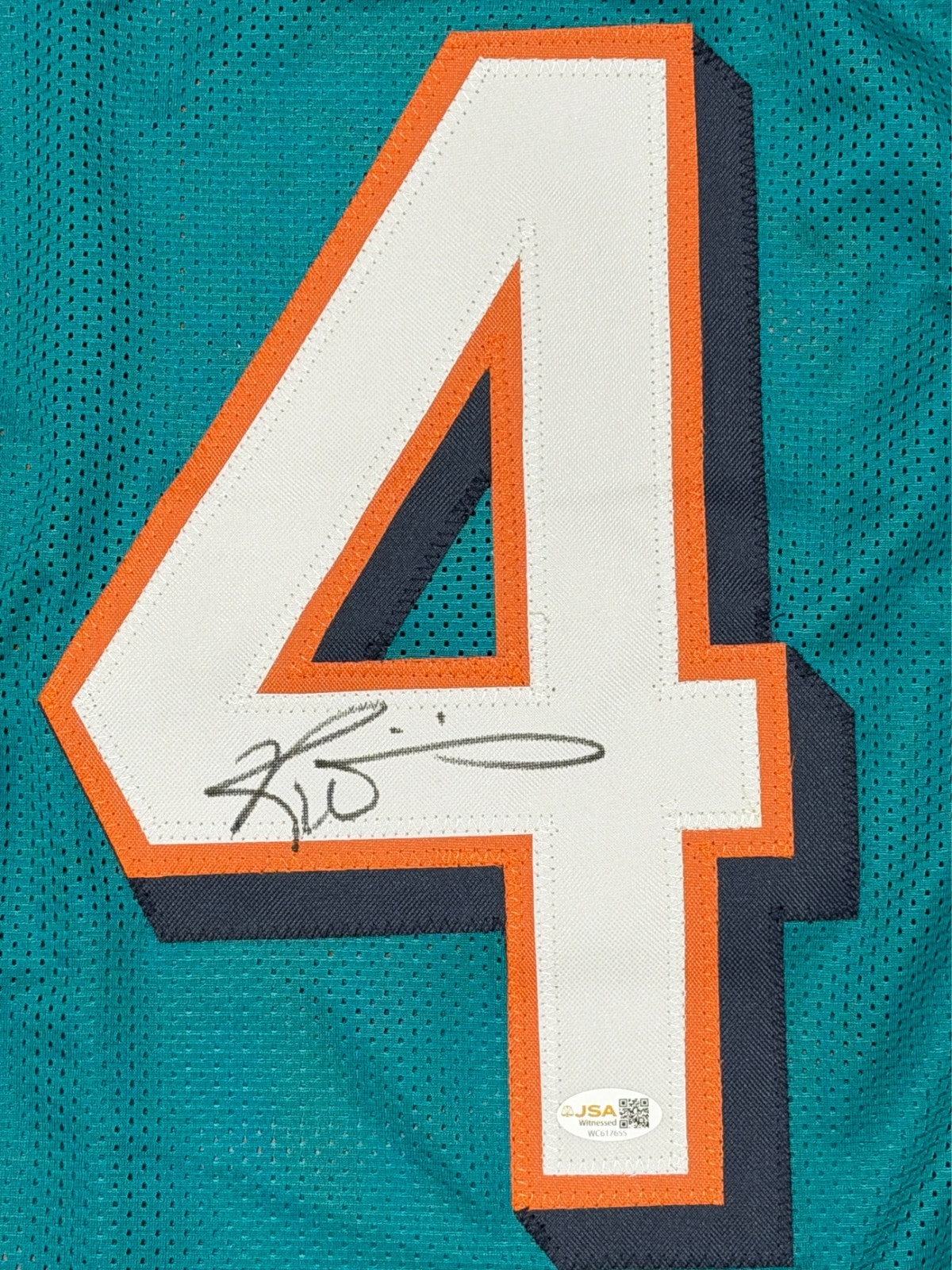 Ricky Williams Signed Miami Dolphins Custom Jersey