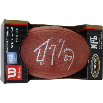 Ed McCaffrey Signed Denver Broncos SB XXXIII Wilson Football (Deflated)