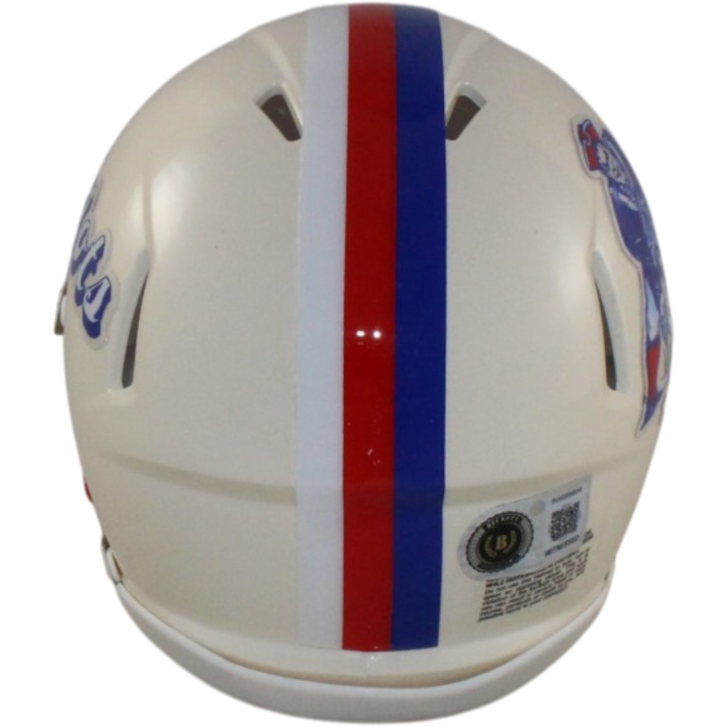AJ Brown Signed New England Patriots Retro Mini Helmet