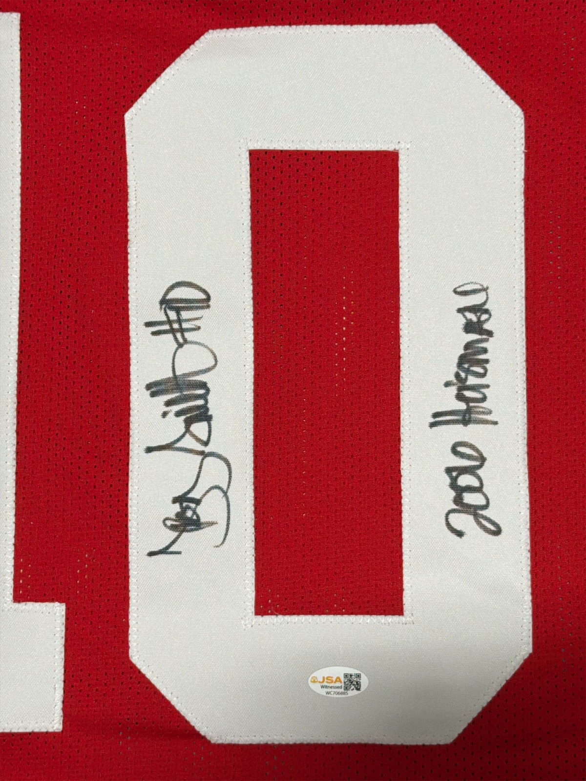 Troy Smith Autographed Ohio State Buckeyes Custom Jersey - 2006 Heisman
