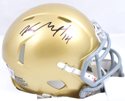 Kyle Hamilton Signed Notre Dame Fighting Irish Mini Helmet