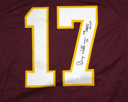 Doug Williams Autographed Washington Maroon Custom Jersey SB MVP Inscribed