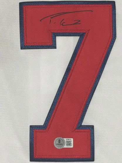 Trea Turner Signed Washington Nationals Custom Jersey