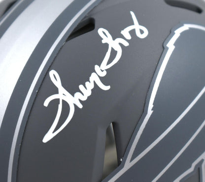 Thurman Thomas Signed Buffalo Bills Slate Speed Mini Helmet
