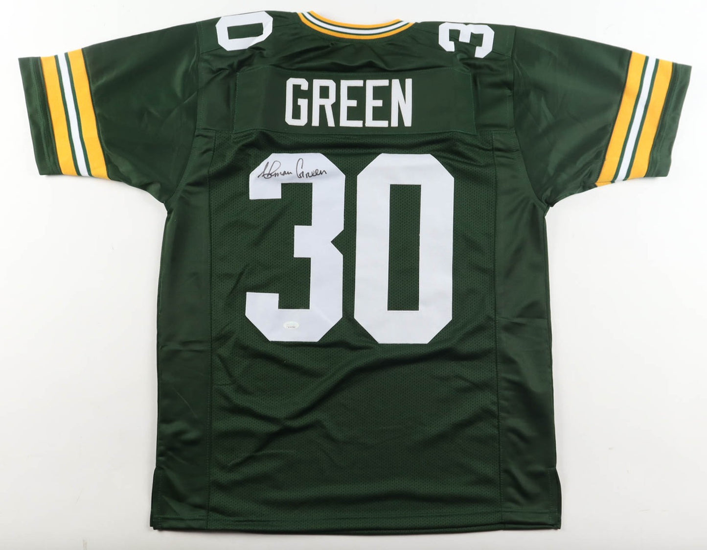 Ahman Green Autographed Green Bay Packers Custom Jersey