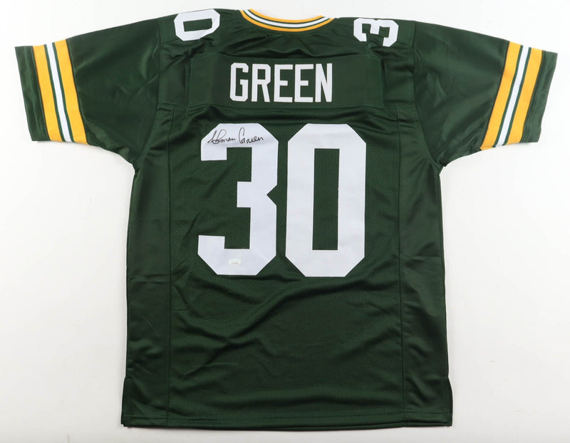Ahman Green Autographed Green Bay Packers Custom Jersey