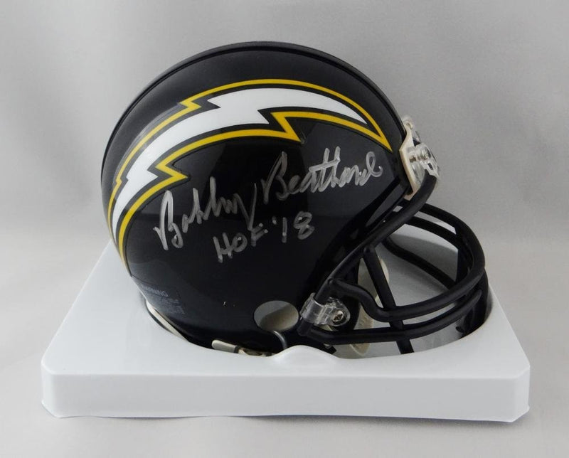 Bobby Beathard Signed Los Angeles Chargers Throwback Mini Helmet