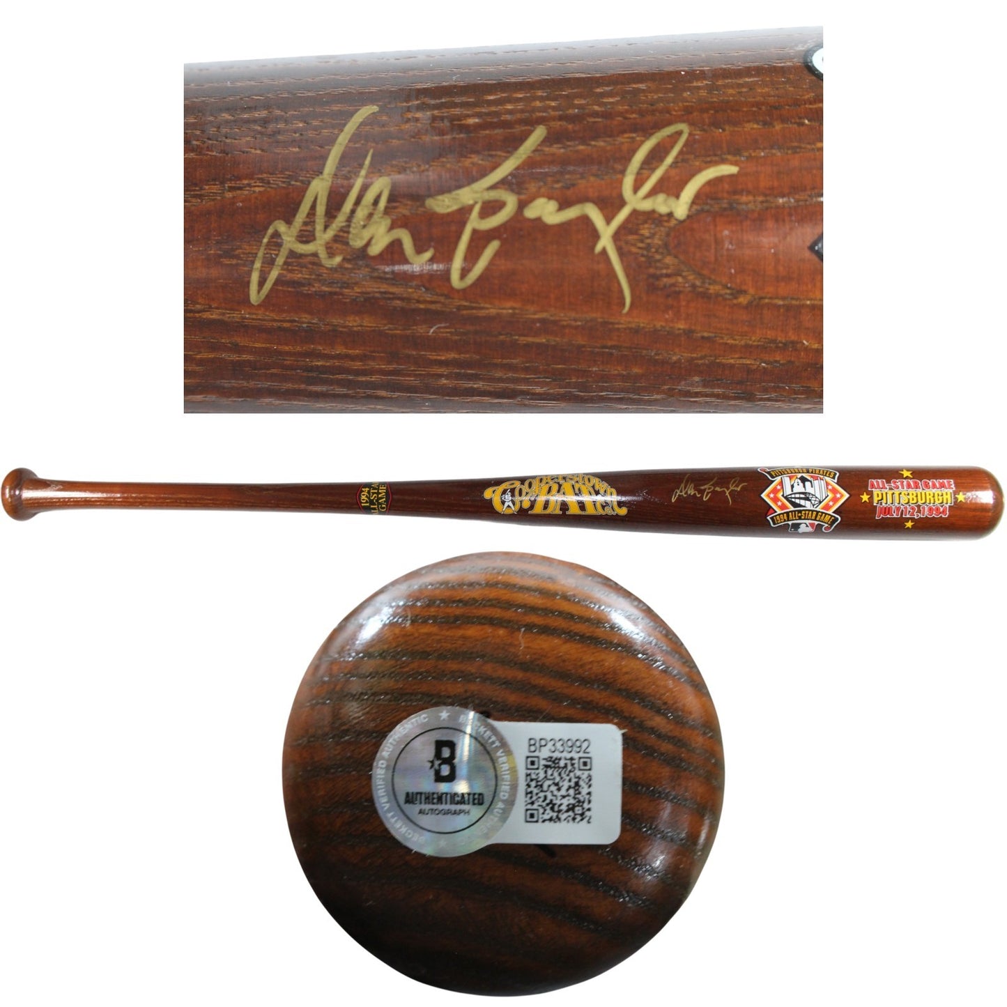 Don Baylor Signed Colorado Rockies 1994 All Star Game Baseball Bat