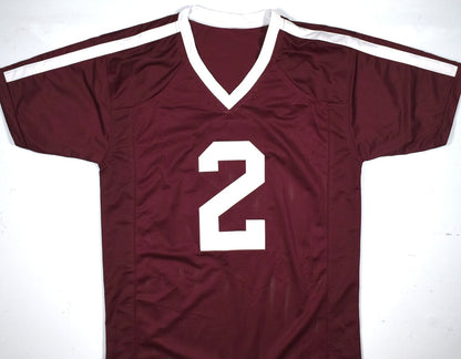 Johnny Manziel Autographed Maroon College Style Jersey