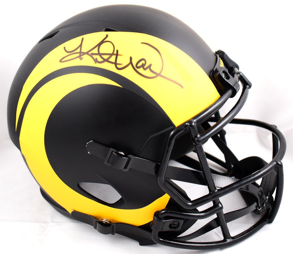 Kurt Warner Signed Los Angeles Rams Full Size Eclipse Speed Helmet