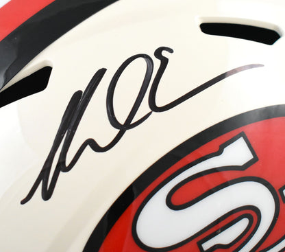 Mike Evans Autographed San Francisco 49ers Full Size Retro Speed Helmet